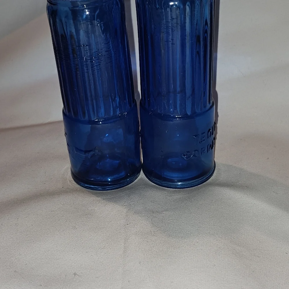Corralejo Tequila Shot Gun Shell Cobalt Blue Mexican Shot Glasses  2 oz